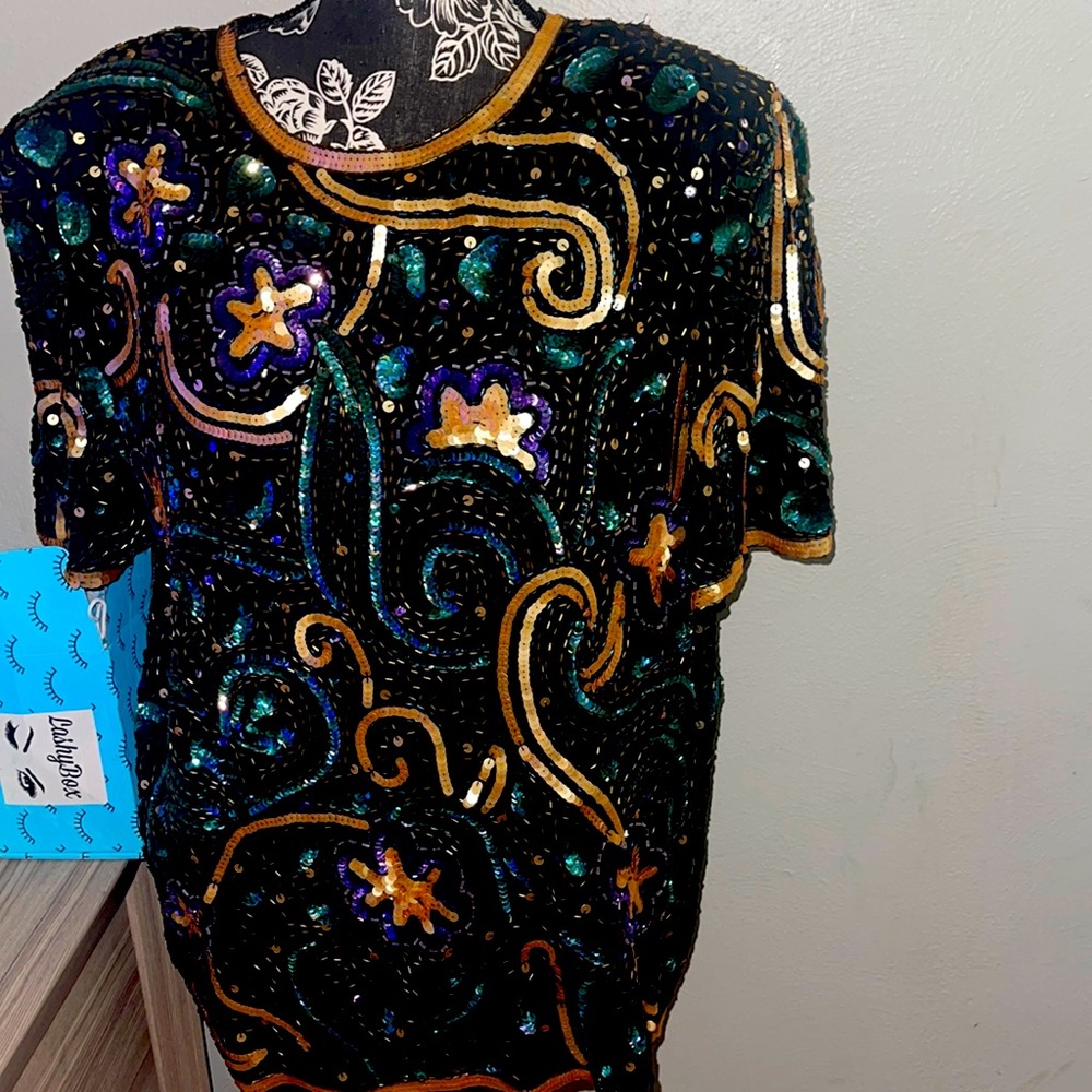 the ultimate holiday sequin top